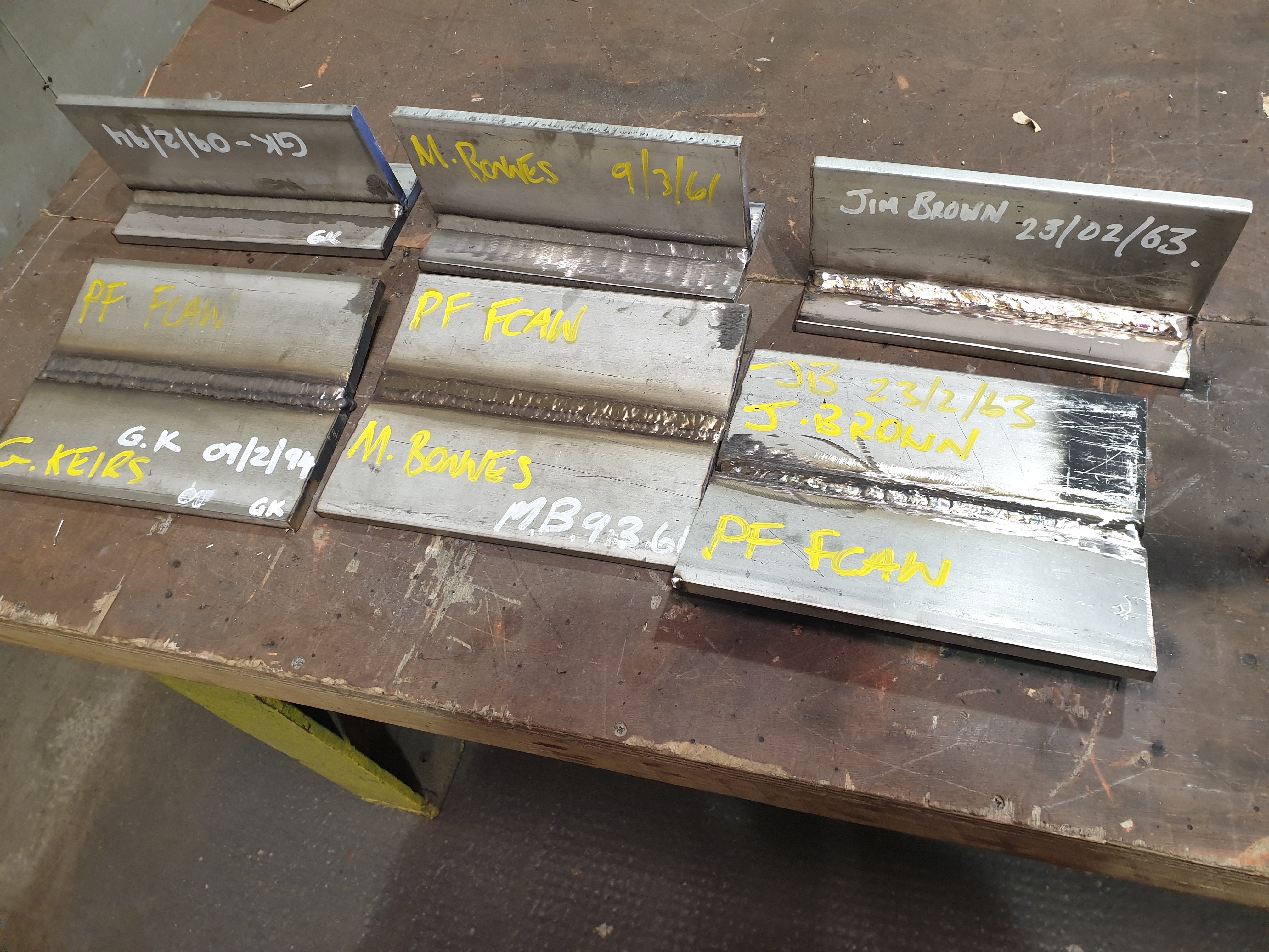 stainless steel welder tests
